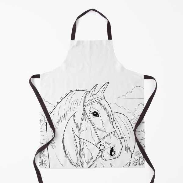 Item preview, Majestic Meadow Horse Color Me designed and sold by Shana Marie Moments.