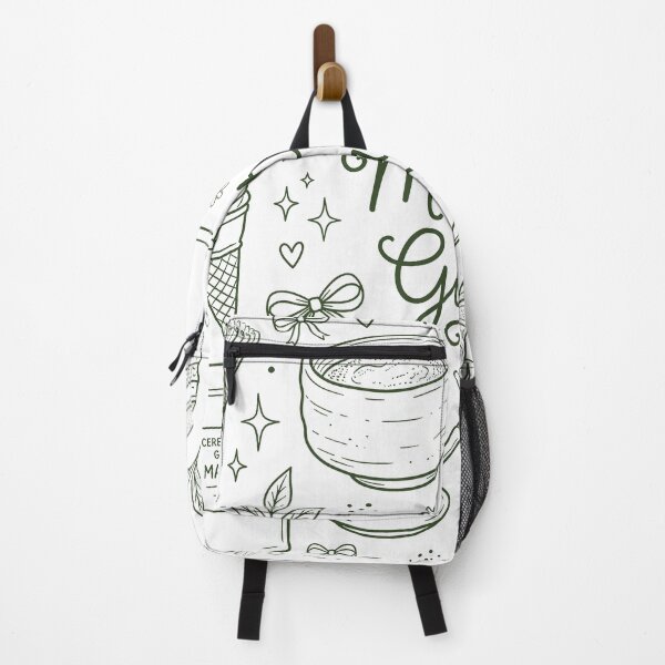 Item preview, Matcha Girly Doodle Collage Sage Green - Coquette Matcha Tea Lover Aesthetic designed and sold by BVDigitalArt.