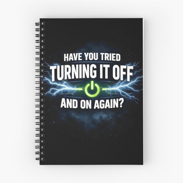 Item preview, Help Desk Humor T-Shirt | Have You Tried Turning It Off And On Again designed and sold by UserErrorStudio.
