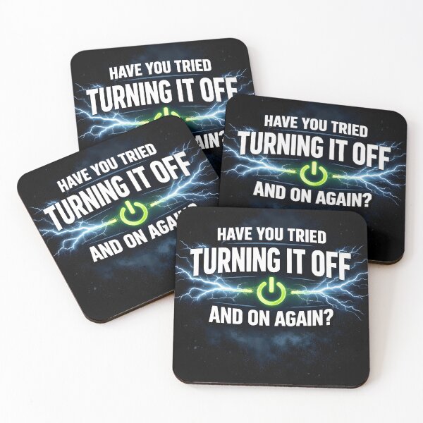 Item preview, Help Desk Humor T-Shirt | Have You Tried Turning It Off And On Again designed and sold by UserErrorStudio.