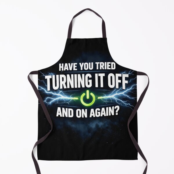Item preview, Help Desk Humor T-Shirt | Have You Tried Turning It Off And On Again designed and sold by UserErrorStudio.