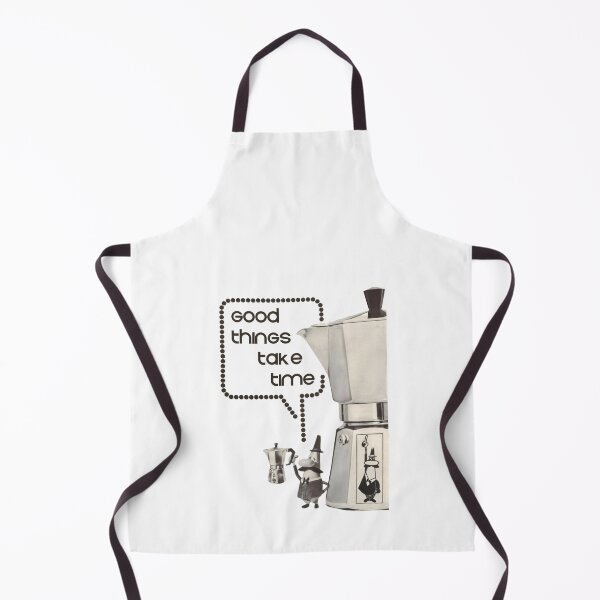 Item preview, Retro Design "Good Things Take Time" with Retro Bialetti Design designed and sold by heydayposters.