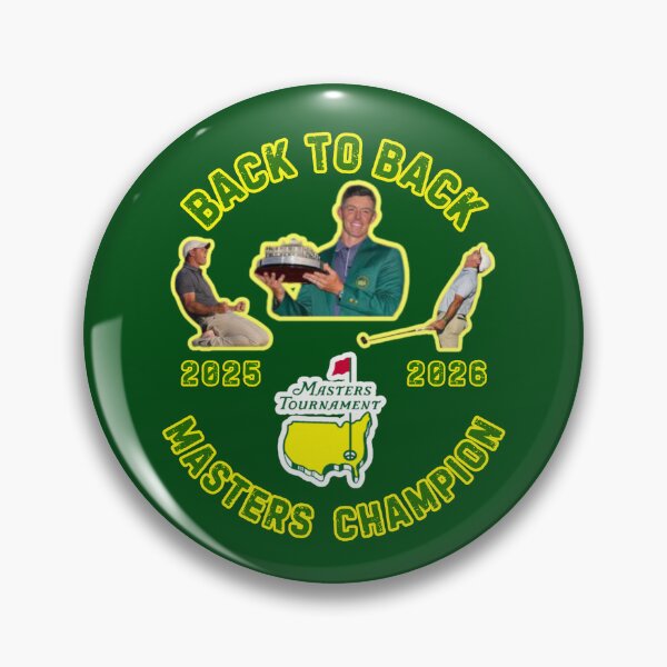 Item preview, Rory Mcilroy Back To Back Champion 2026  designed and sold by WoodburyLake.