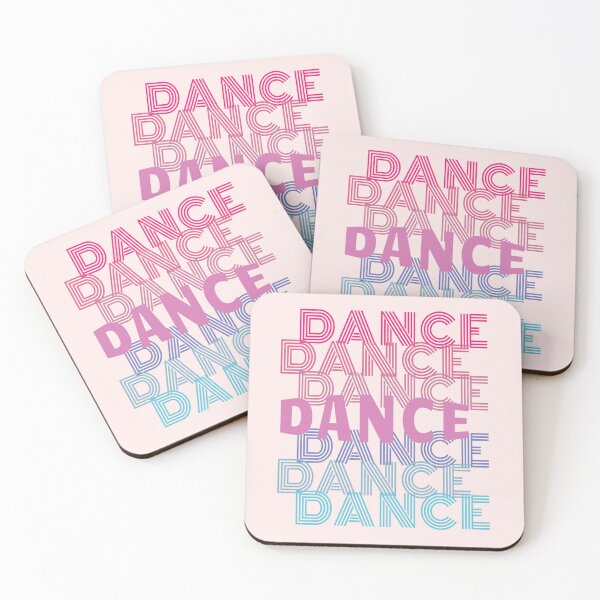 Item preview, Dance Retro Look Stacked Lettering designed and sold by Rosemarie Guieb Designs.