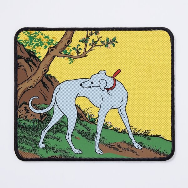 Item preview, Vibrant Pop Art Sighthound Dog with Flowering Tree Design designed and sold by Terry Bain.