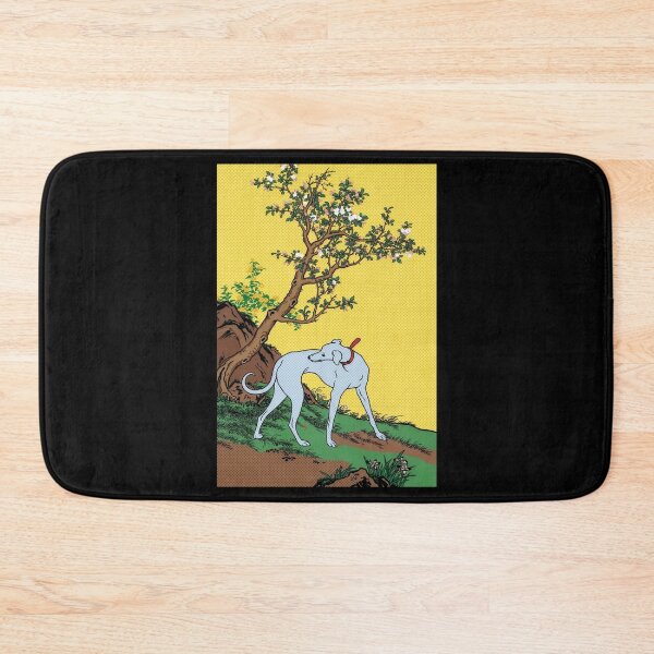 Item preview, Vibrant Pop Art Sighthound Dog with Flowering Tree Design designed and sold by Terry Bain.