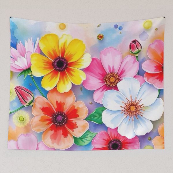 Item preview, Cosmos in Full Bloom designed and sold by TinCatOutPost.
