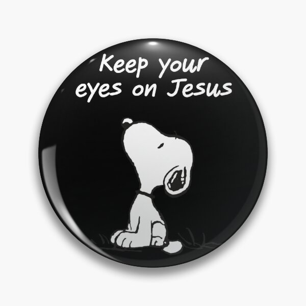 Item preview, Cute Puppy Faith Quote Keep Your Eyes On Jesus Christian Aesthetic Classic T-Shirt designed and sold by ZWITABLDIYA.