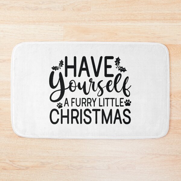 Item preview, Have Yourself A Furry Little Christmas Cat - Funny Feline Holiday Gift designed and sold by FuzionRaptor.