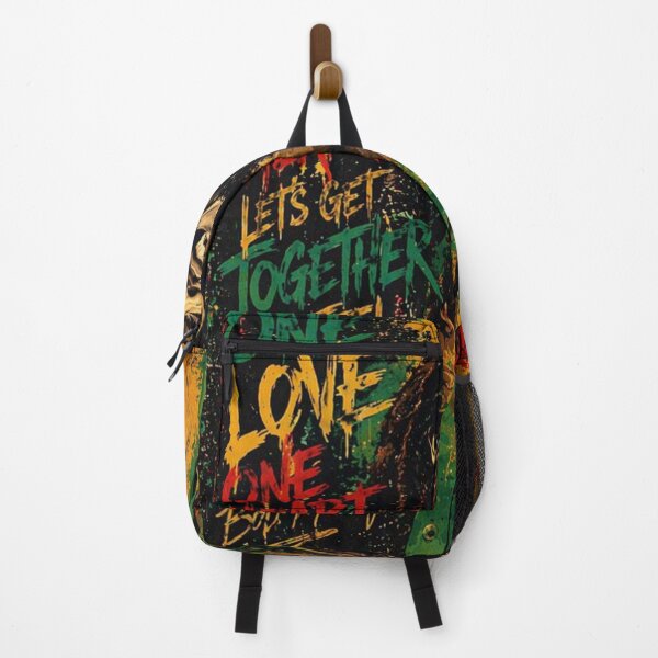 Item preview, Feel the Vibes – One Love Rasta Street Art | Bold Reggae Energy Graphic Tee designed and sold by wanado.