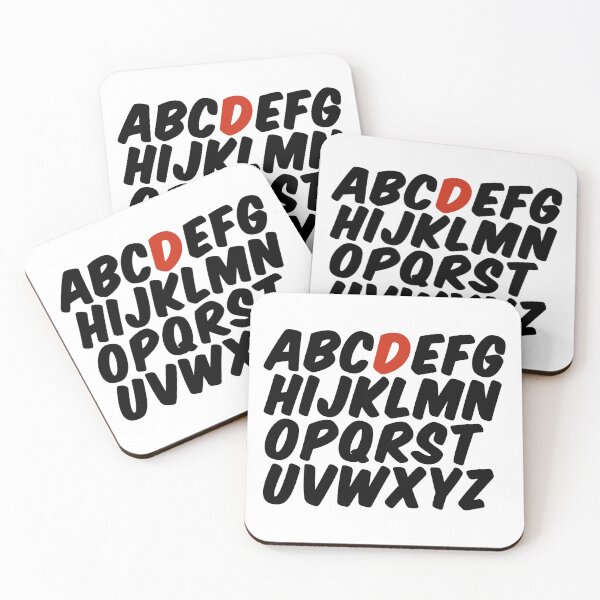 Item preview, Minimalist Alphabet – Letter D Initial Design designed and sold by hhells.