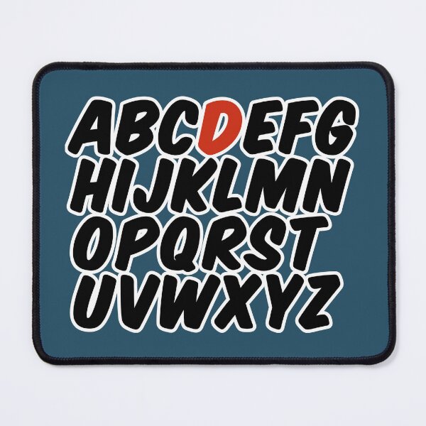 Item preview, Minimalist Alphabet – Letter D Initial Design designed and sold by hhells.