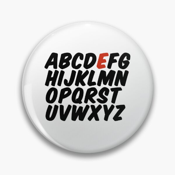 Item preview, Minimalist Alphabet – Letter E Initial Design designed and sold by hhells.