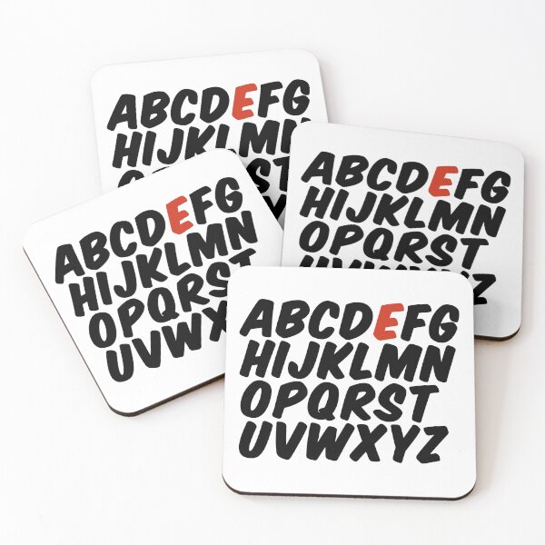 Item preview, Minimalist Alphabet – Letter E Initial Design designed and sold by hhells.