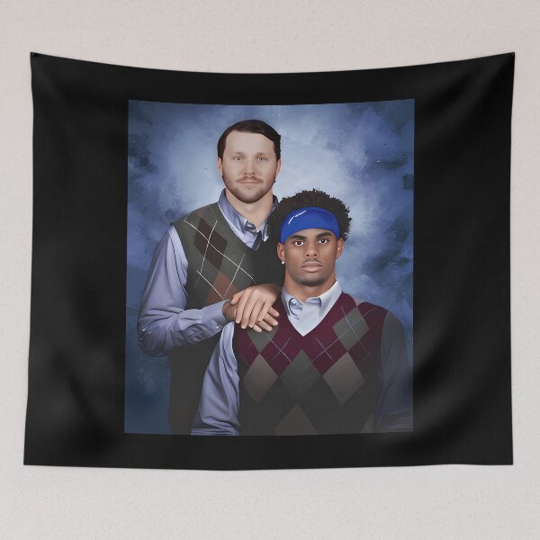 Item preview,  Josh Allen Keon Coleman Step Brothers Buffalo Foot designed and sold by Football Stickers World.
