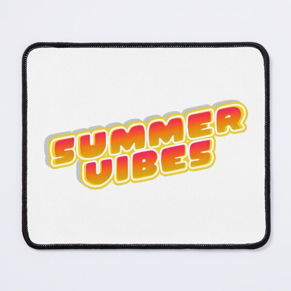 Item preview, Vibrant Pink and Orange "Summer Vibes" Typography Design designed and sold by VibranPalette.