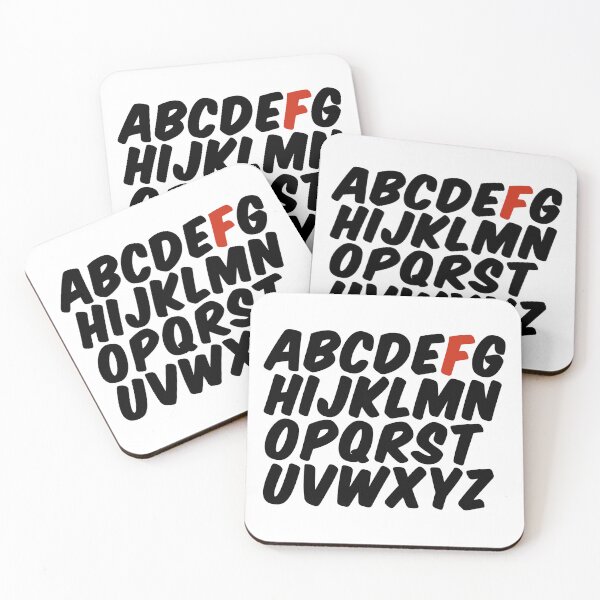 Item preview, Minimalist Alphabet – Letter F Initial Design designed and sold by hhells.