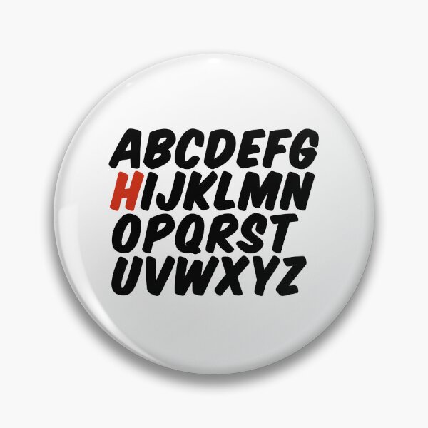 Item preview, Minimalist Alphabet – Letter H Initial Design designed and sold by hhells.