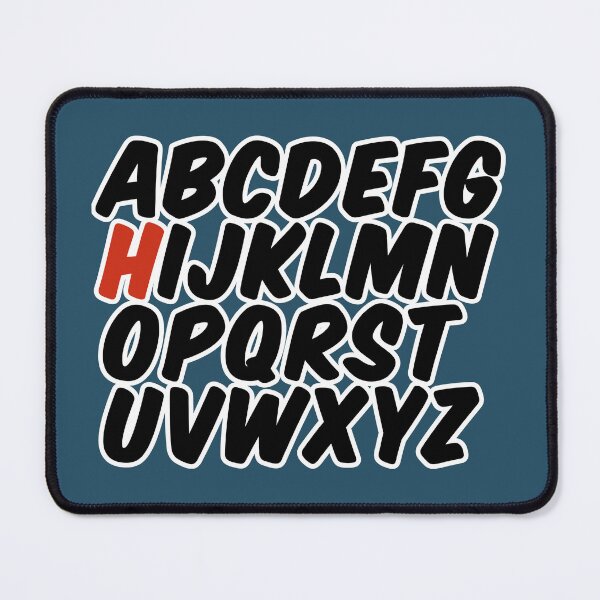 Item preview, Minimalist Alphabet – Letter H Initial Design designed and sold by hhells.