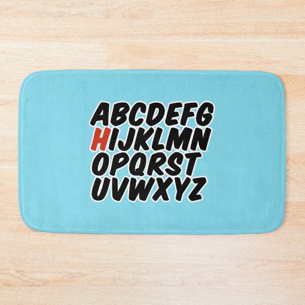Item preview, Minimalist Alphabet – Letter H Initial Design designed and sold by hhells.