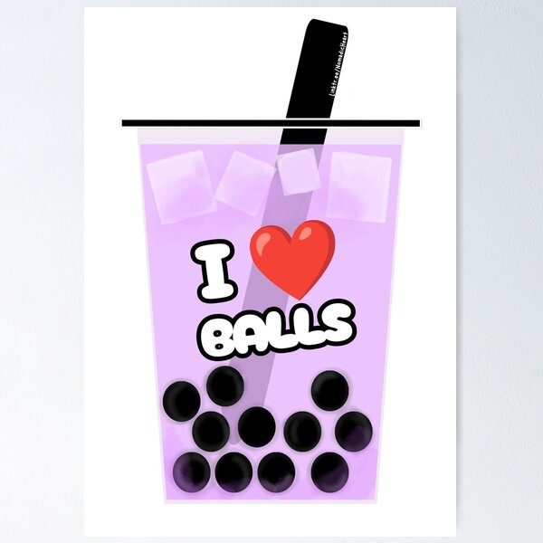 Item preview, I ❤️ Balls designed and sold by NomadicHeart.
