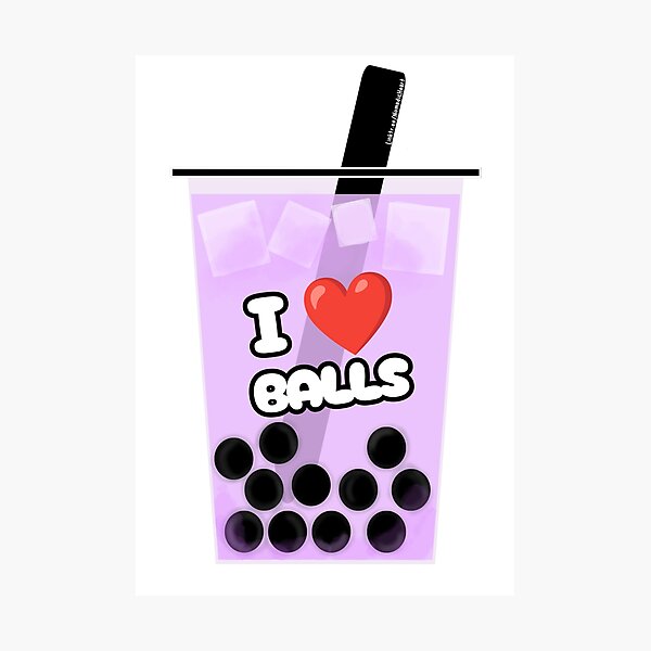 Item preview, I ❤️ Balls designed and sold by NomadicHeart.