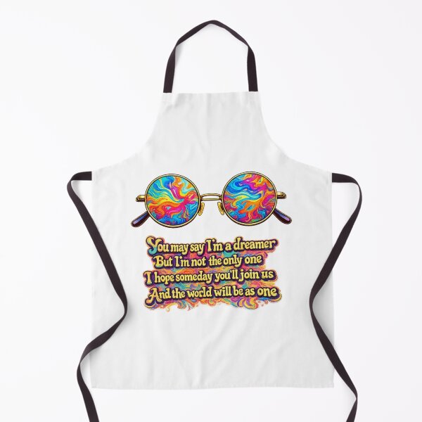 Item preview, You May Say I’m a Dreamer Lennon Glasses Art – Psychedelic Imagine Inspired Design, Vintage 70s Retro Music Aesthetic, Peace & Unity Artwork designed and sold by Donsean22.