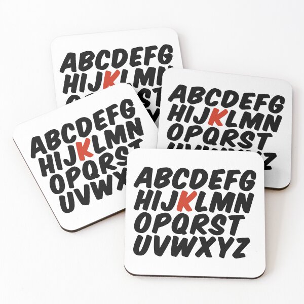 Item preview, Minimalist Alphabet – Letter K Initial Design designed and sold by hhells.