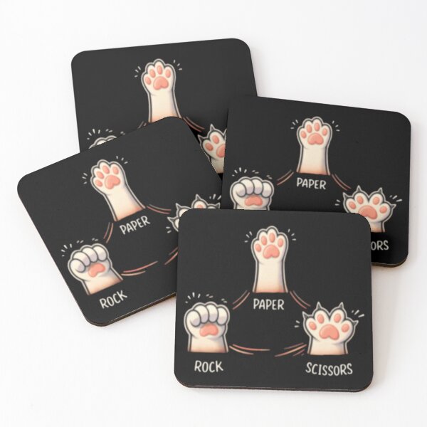 Item preview, Cat Paw Rock Paper Scissors designed and sold by szydelkowanika.
