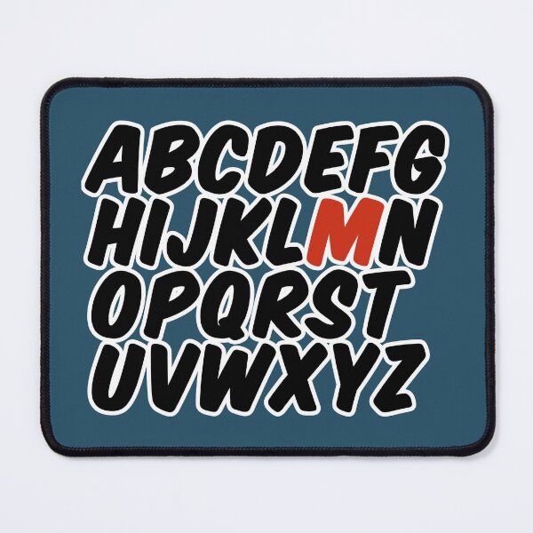Item preview, Minimalist Alphabet – Letter M Initial Design designed and sold by hhells.