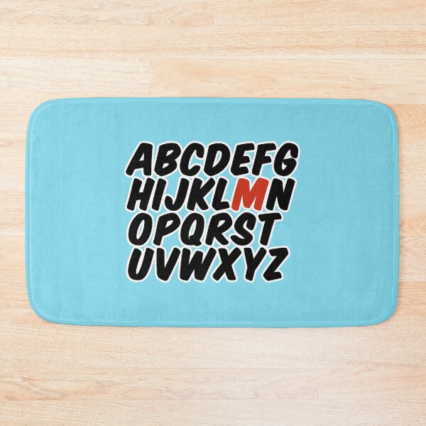 Item preview, Minimalist Alphabet – Letter M Initial Design designed and sold by hhells.
