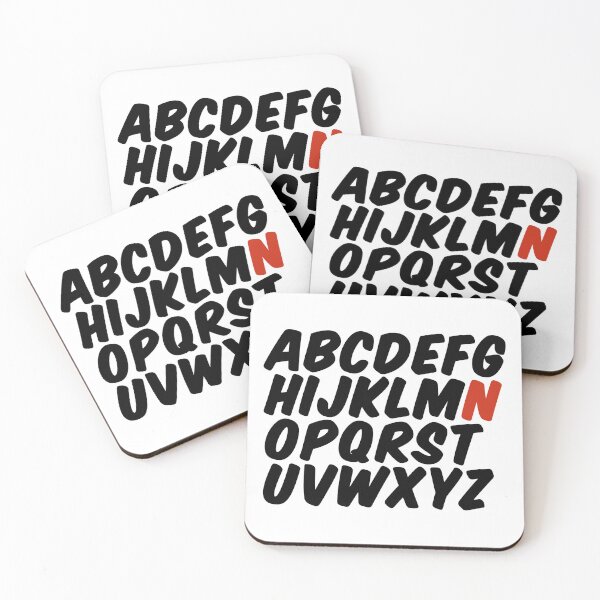 Item preview, Minimalist Alphabet – Letter N Initial Design designed and sold by hhells.