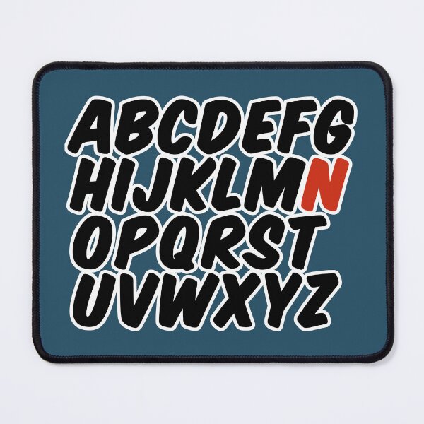 Item preview, Minimalist Alphabet – Letter N Initial Design designed and sold by hhells.