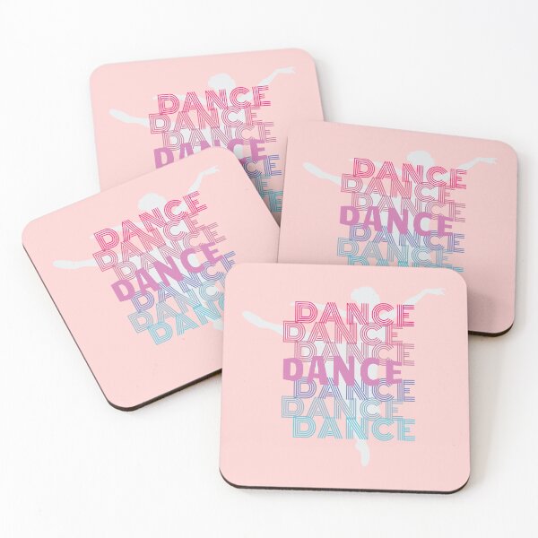 Item preview, Ballet Dancer Silhouette Dance Text Retro Look Lettering designed and sold by Rosemarie Guieb Designs.