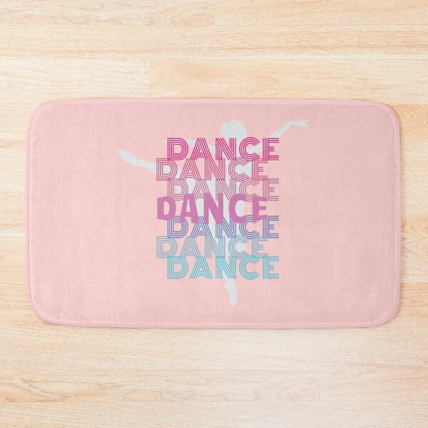 Item preview, Ballet Dancer Silhouette Dance Text Retro Look Lettering designed and sold by Rosemarie Guieb Designs.