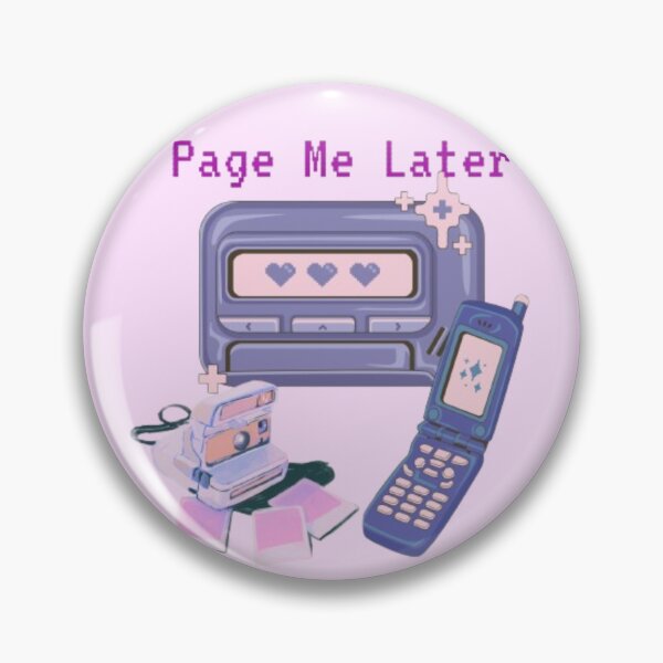 Item preview, Retro Purple Flip Phone and Pager Y2K Style designed and sold by Akira Design Store.