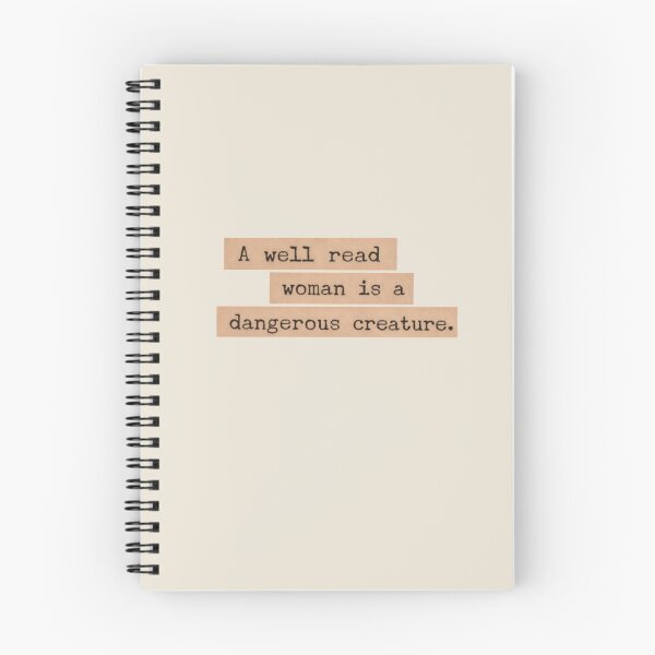 Item preview, A well read woman is a dangerous creature - Book Page Cutout designed and sold by wonderxwander.