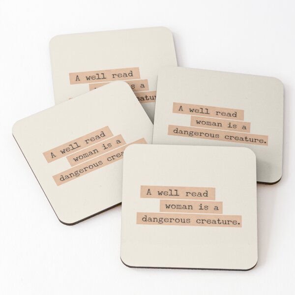 Item preview, A well read woman is a dangerous creature - Book Page Cutout designed and sold by wonderxwander.