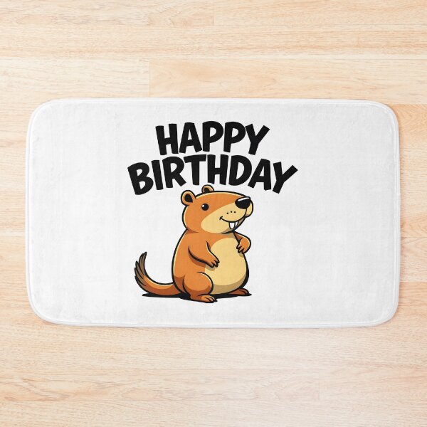 Item preview, Cute Funny Capybara Animal Lover Happy Birthday Gift Design  designed and sold by ArtDesignerHub.