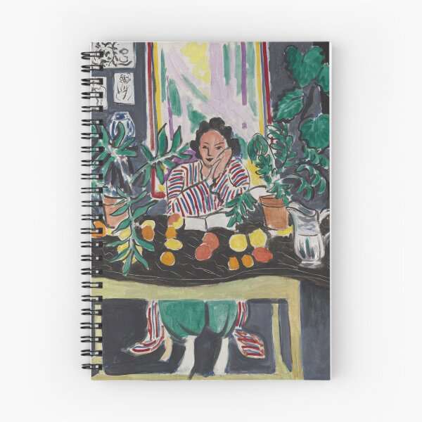 Item preview, Modern Fauvist Painting Woman at Table Colorful Art Lovers designed and sold by RickE.