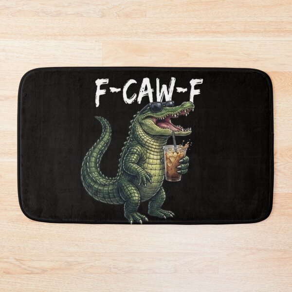 Item preview, F-Caw-F Funny Alligator Drinking Pun designed and sold by randomslife.