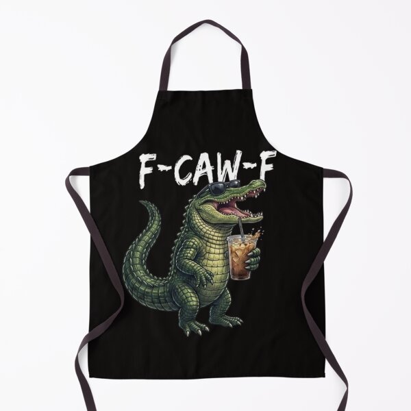 Item preview, F-Caw-F Funny Alligator Drinking Pun designed and sold by randomslife.