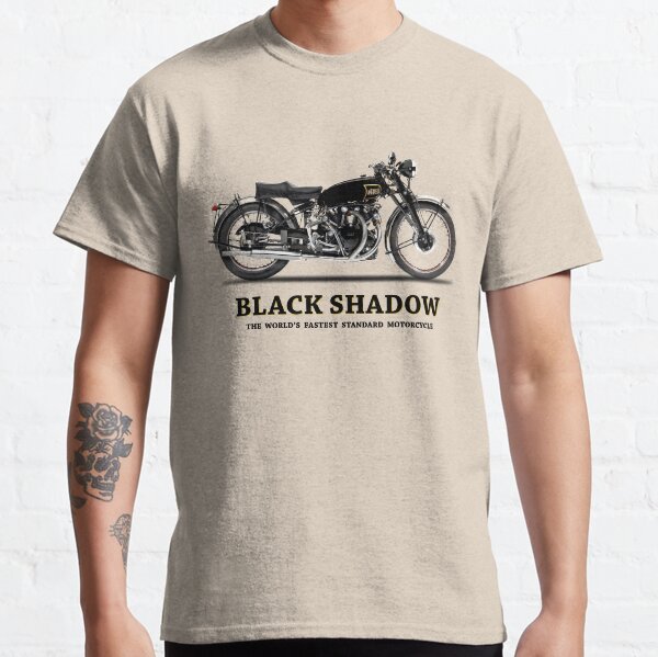 Vincent black shadow t shirt Clearance