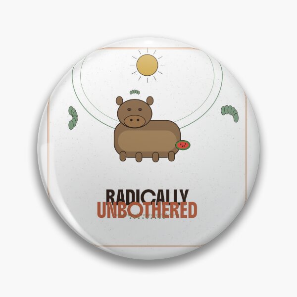 Item preview, Radically Unbothered Capybara Zen Mode designed and sold by FlamaC.