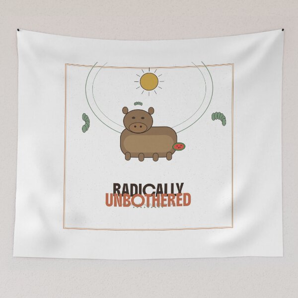Item preview, Radically Unbothered Capybara Zen Mode designed and sold by FlamaC.