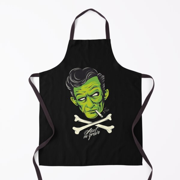 Aperçu de l'œuvre Johnny Cash Zombie Art - Ain't No Grave créée et vendue par shopmamabite.