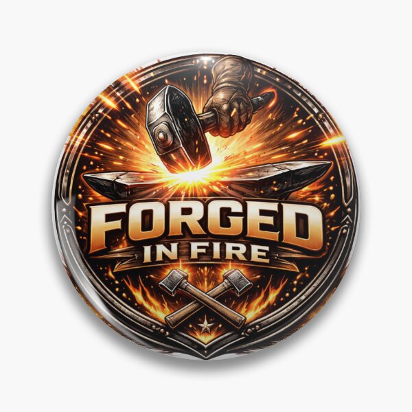 Item preview, Forged in Fire designed and sold by RisingWolfStudio.