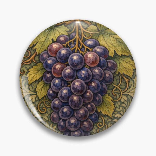 Item preview, Vintage boho grapes botanical  designed and sold by hollycooper.