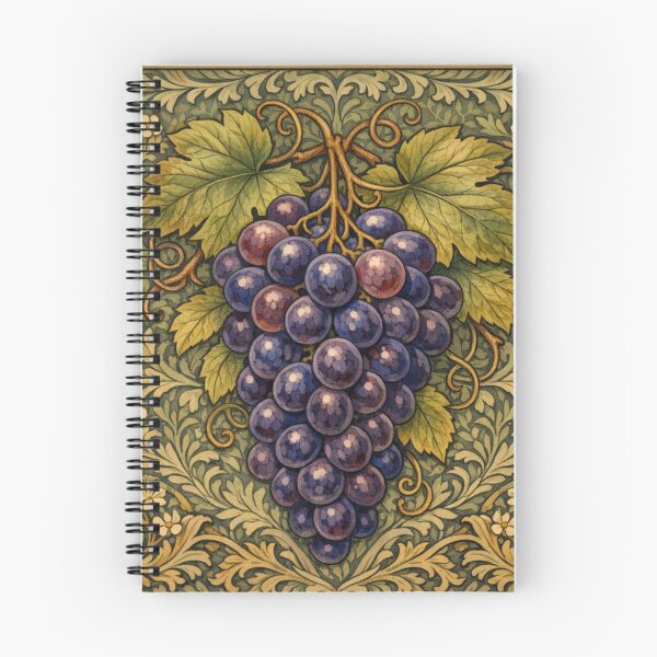 Item preview, Vintage boho grapes botanical  designed and sold by hollycooper.