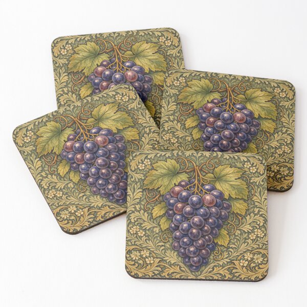 Item preview, Vintage boho grapes botanical  designed and sold by hollycooper.